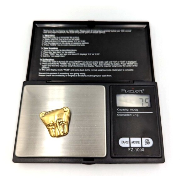 Metropolitan Museum Art Sterling 925 Vermeil MMA Lioness Cat Mask Pin Brooch - Picture 10 of 11